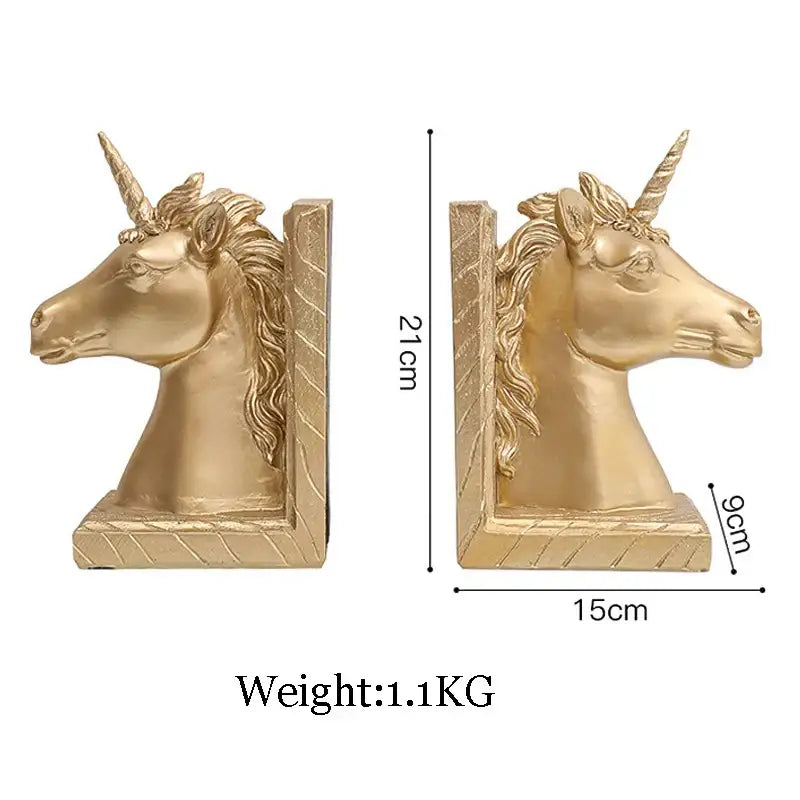 Abstract golden eagle resin statue living room decor