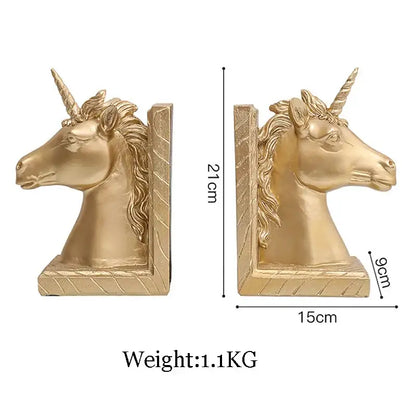 Abstract golden eagle resin statue living room decor