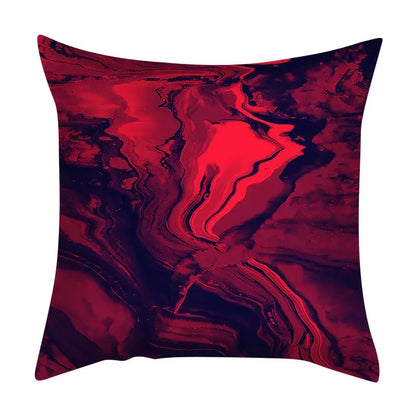 Abstract ink marbling cushion cover living room throw pillow