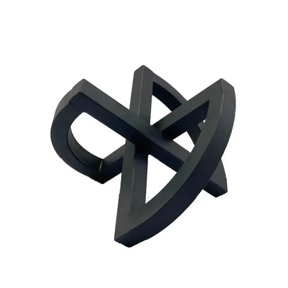 Abstract matte black ornament abstract home decoration living room