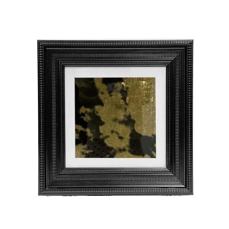 Abstract modern wall art copper & orange living room decor