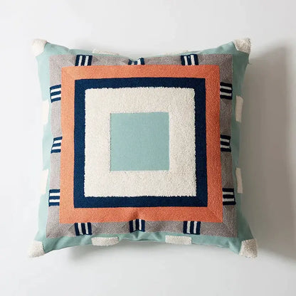 Abstract pastel geometric cushion cover living room throw pillow