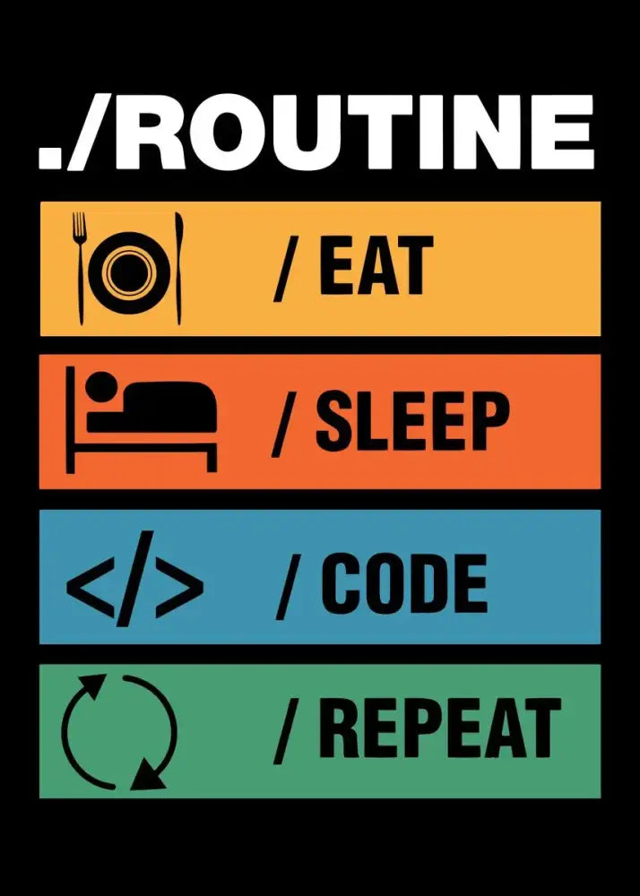 Abstract programmer gamer educational infographic canvas art bedroom