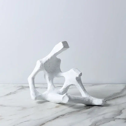 Abstract skeleton decor figure sculpture living room bookends