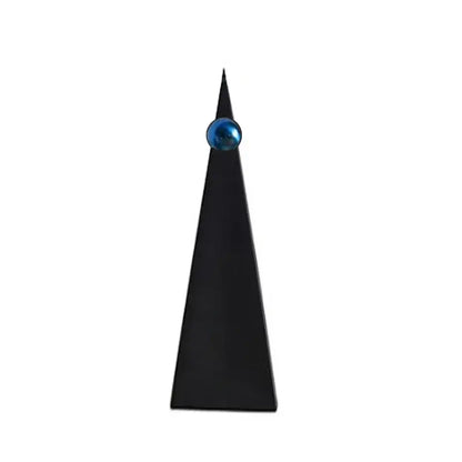 Abstract white and blue geometric triangle ornaments living room decor