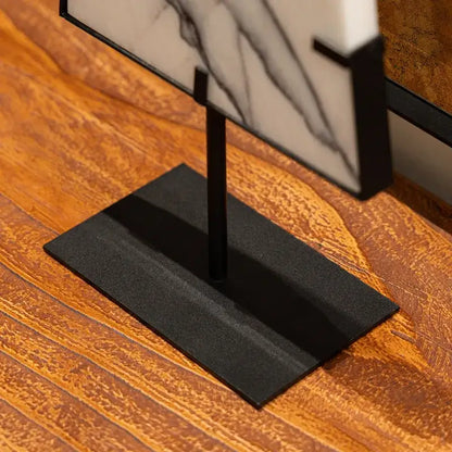 Abstract white & black marble sculpture living room decor pendants