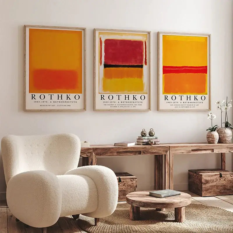 Abstract yayoi kusama wall art – living room framed flower prints
