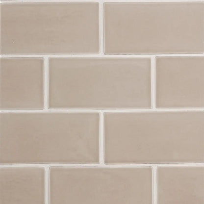 Acorn Glossy Subway Ceramic Tiles 3x6
