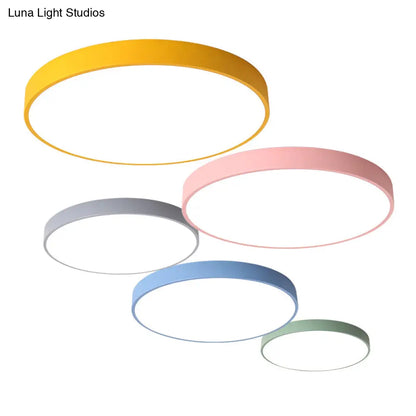 DecorBites™ Acrylic Round LED Flushmount Ceiling Light for Kindergarten - Children's Lighting