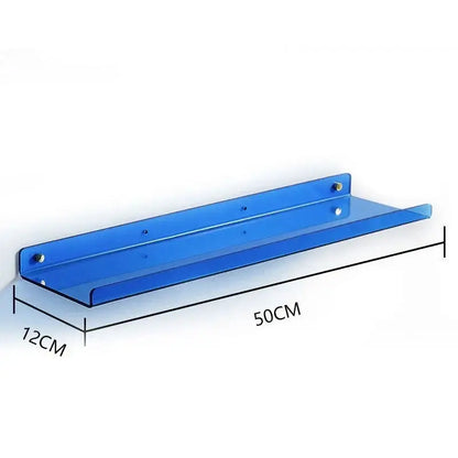 Modern vibrant acrylic wall shelf bedroom home decor