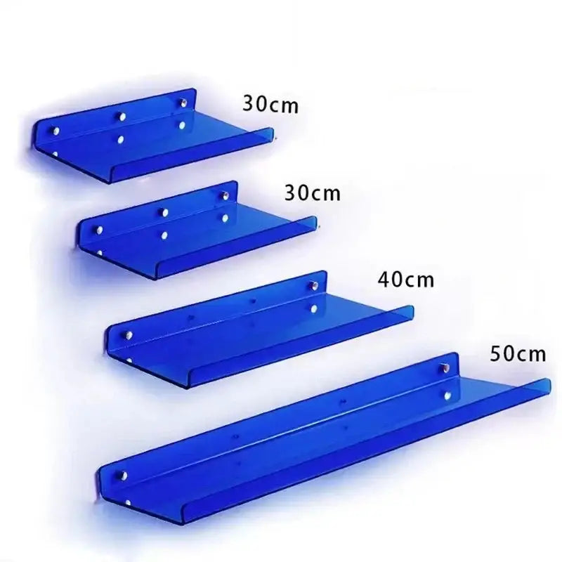 Modern vibrant acrylic wall shelf bedroom home decor