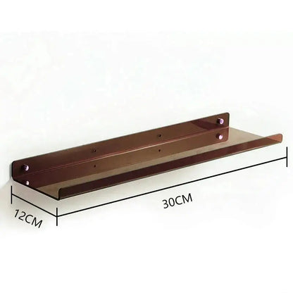 Modern vibrant acrylic wall shelf bedroom home decor