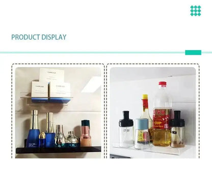Modern vibrant acrylic wall shelf bedroom home decor