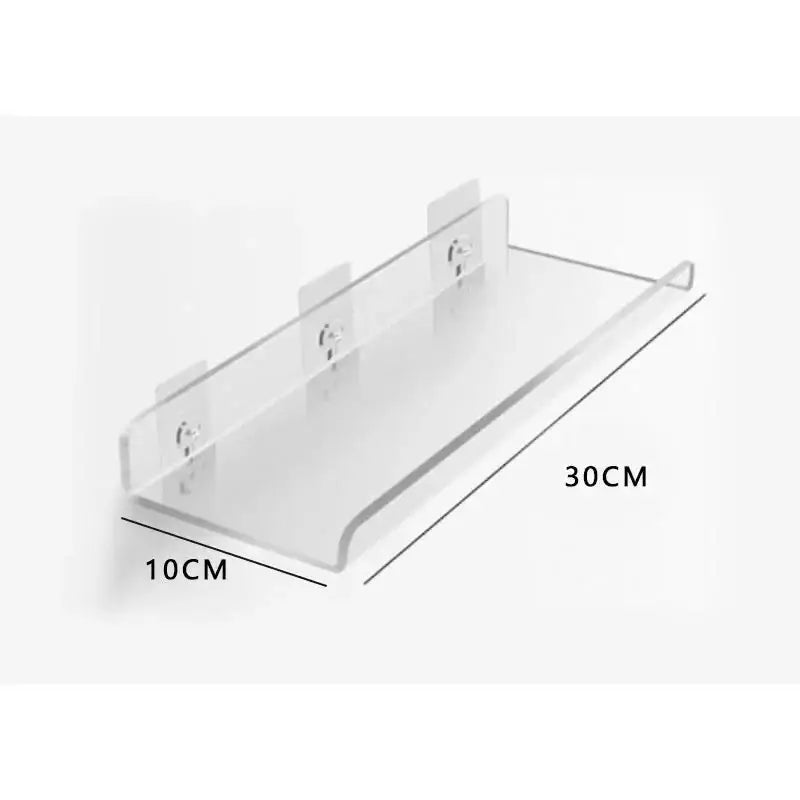 Modern vibrant acrylic wall shelf bedroom home decor