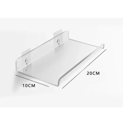 Modern vibrant acrylic wall shelf bedroom home decor
