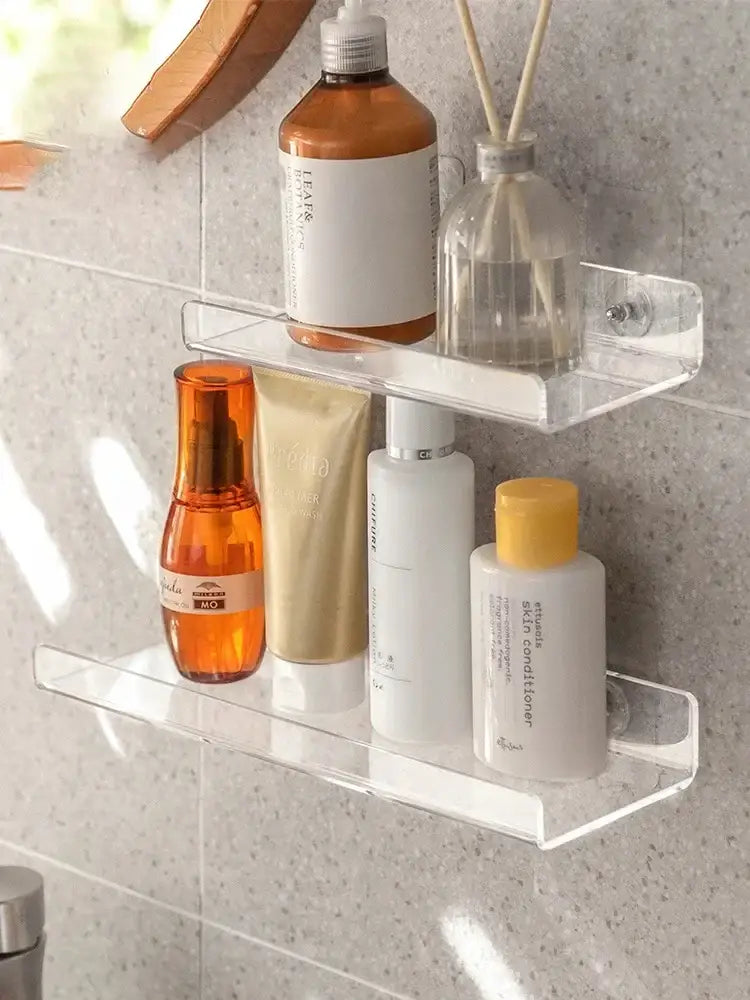Modern vibrant acrylic wall shelf bedroom home decor