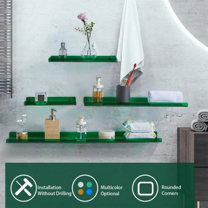 DecorBites™ Acrylic Wall Shelf Organizer for Home Decor