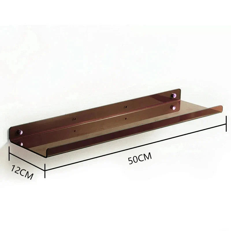 DecorBites™ Acrylic Wall Shelf Organizer for Home Decor
