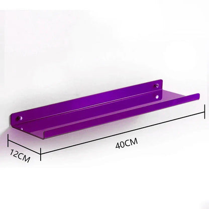 DecorBites™ Acrylic Wall Shelf Organizer for Home Decor