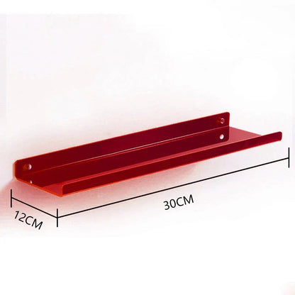 DecorBites™ Acrylic Wall Shelf Organizer for Home Decor