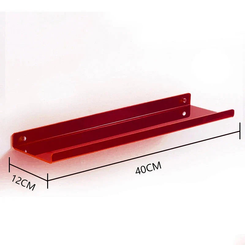 DecorBites™ Acrylic Wall Shelf Organizer for Home Decor