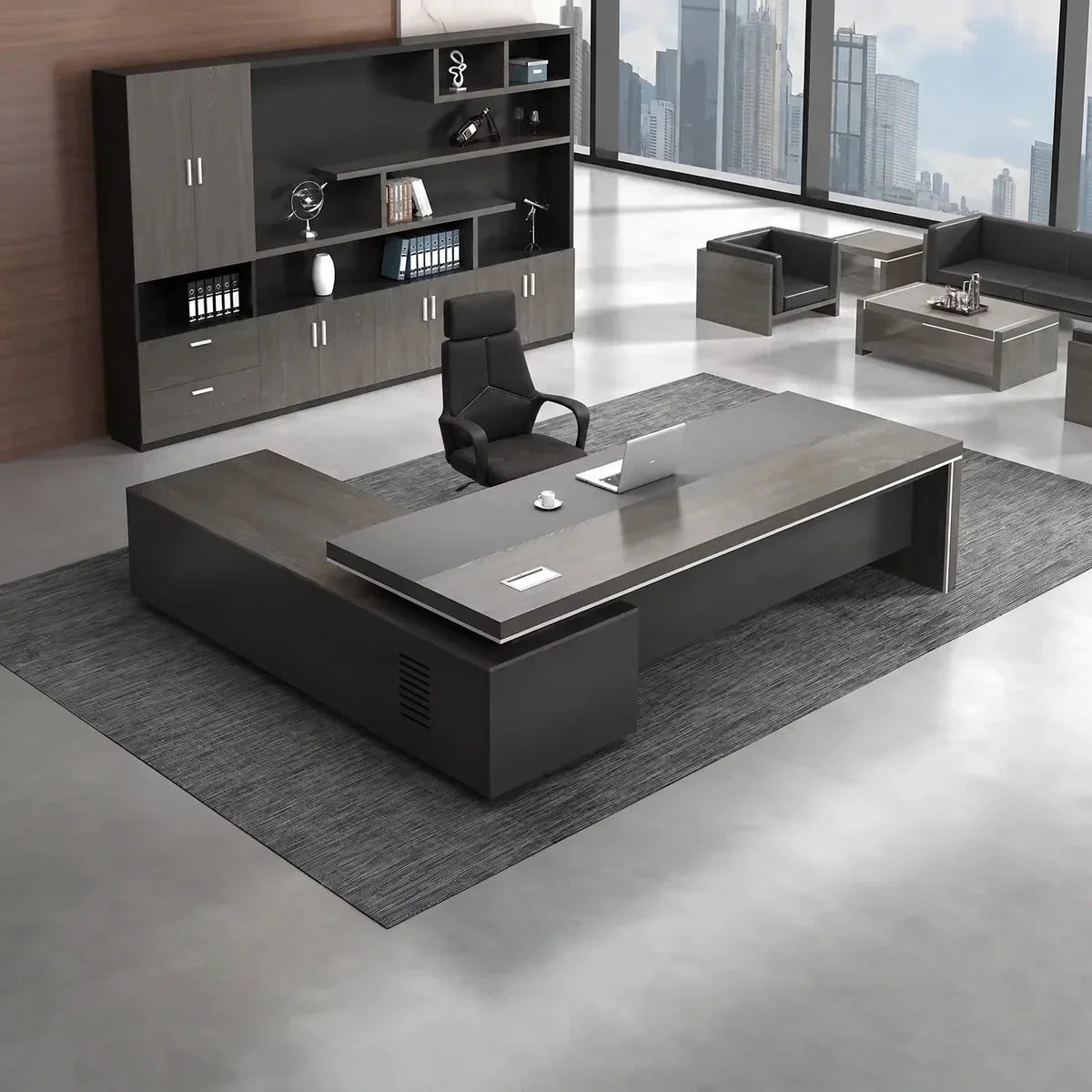 Acumen · Modern Executive L-Shaped Desk