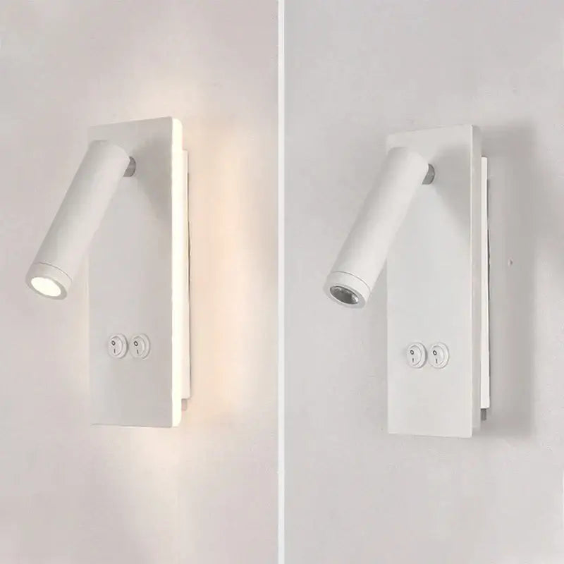 Adjustable black brass wall lamp with usb port for bedroom