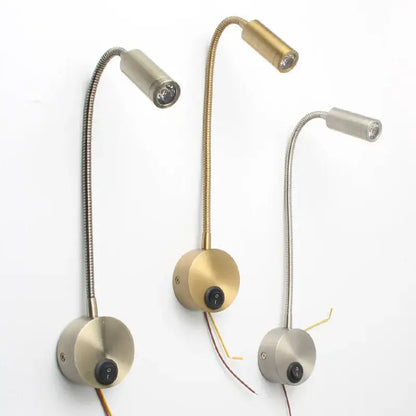 Adjustable led bedside wall sconce bedroom reading lamp