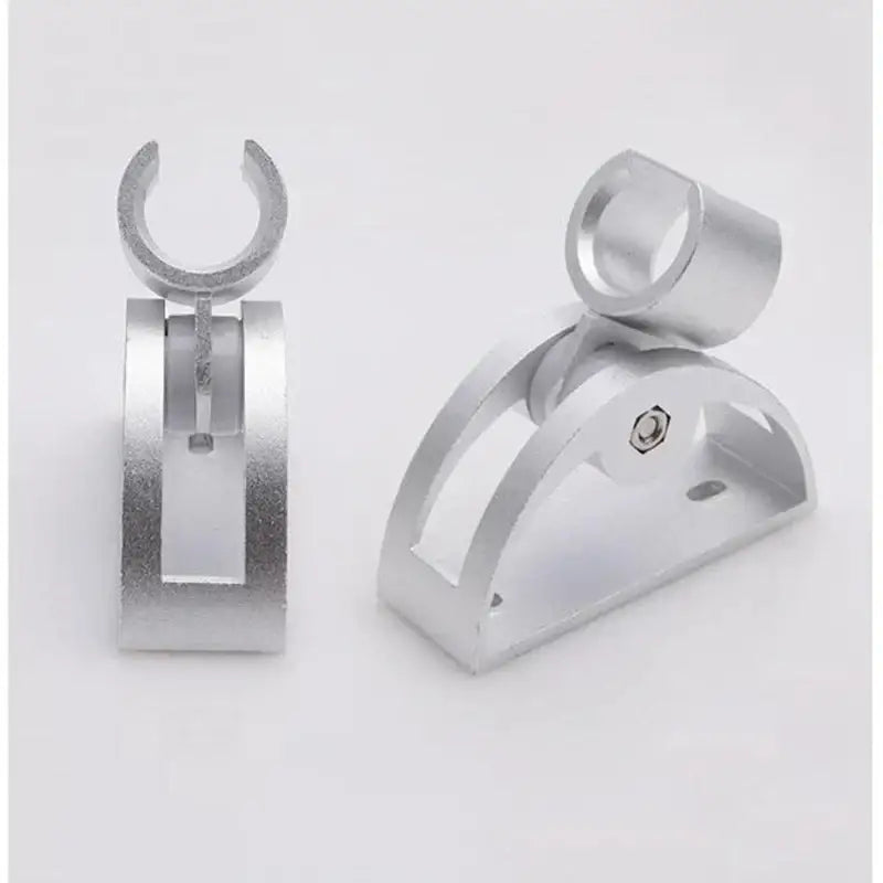 Adjustable silver aluminum shower head holder bathroom wall hook