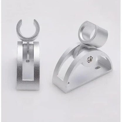 Adjustable silver aluminum shower head holder bathroom wall hook