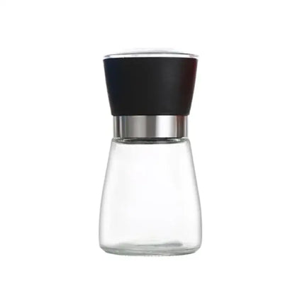 Adjustable spice grinder set with colorful silicone tops for kitchen