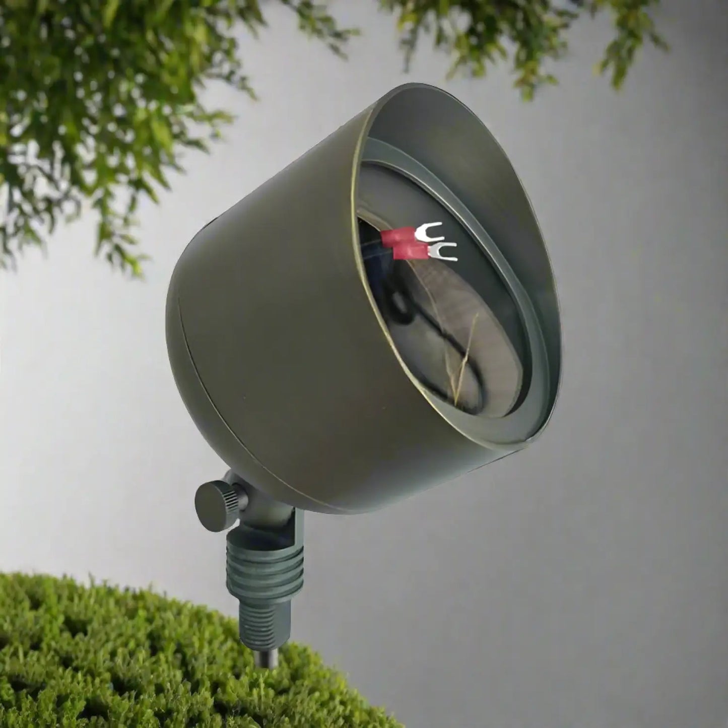 Adjustable Spot Light Solid Brass | G53 Par36 Socket and Spike Mount