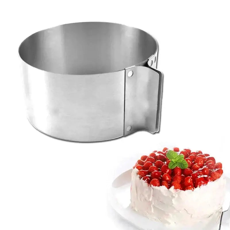 Adjustable stainless steel cake layered slicer for kitchen baking