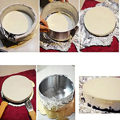 Adjustable stainless steel cake slicer mousse ring round kitchen tool