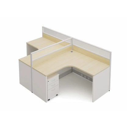 Solven · L-Shaped Cubicle Workstation