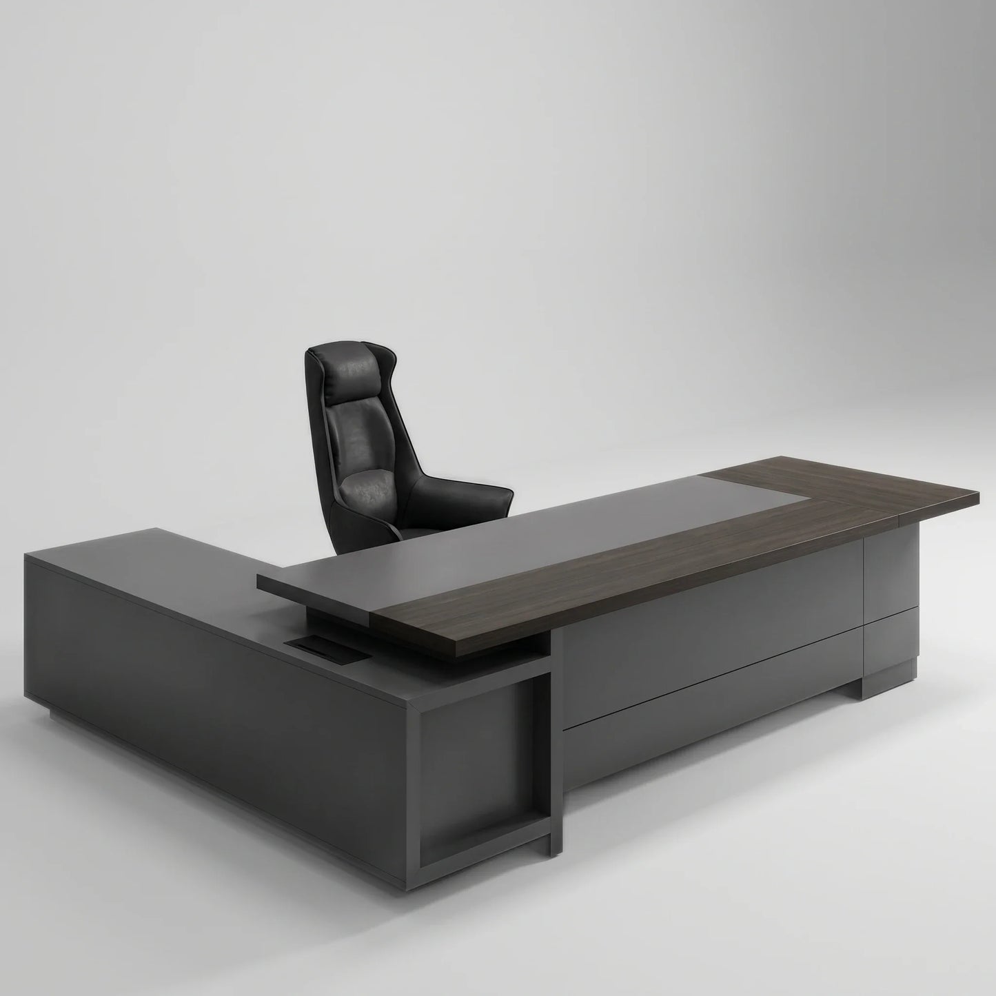 Carwin · Modern L-Shaped Executive Desk