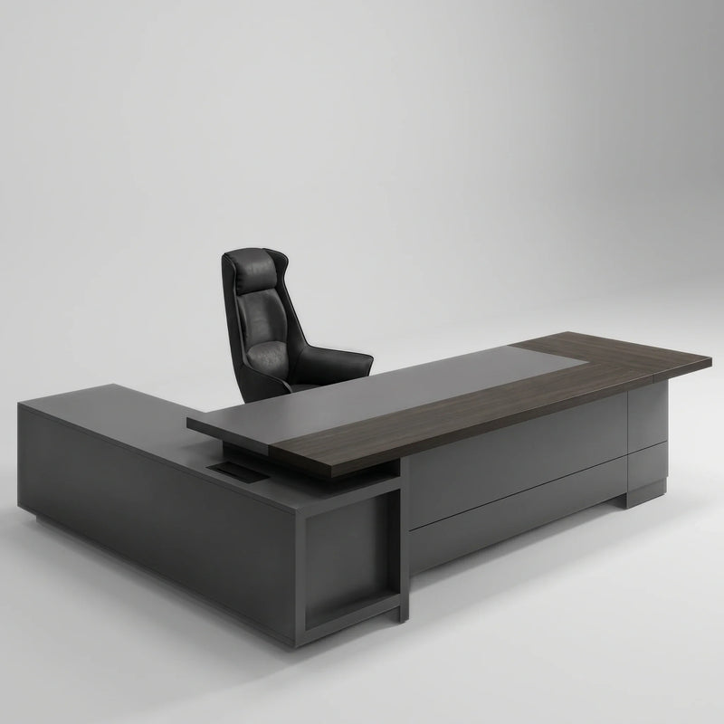 Carwin · Modern L-Shaped Executive Desk