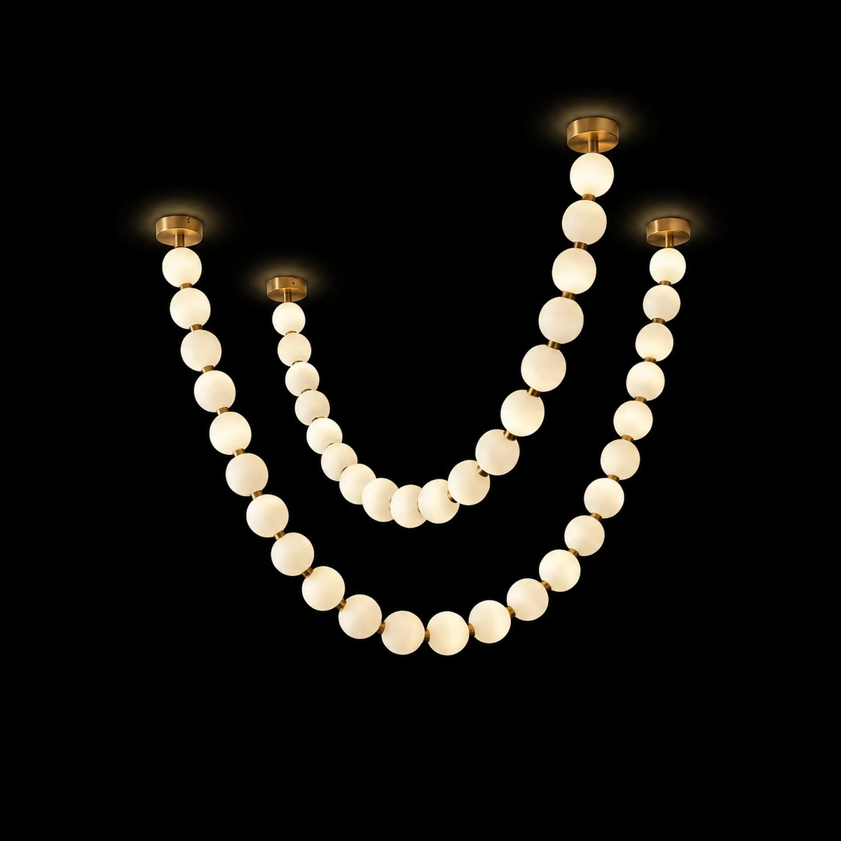 Pearl Necklace Chandelier