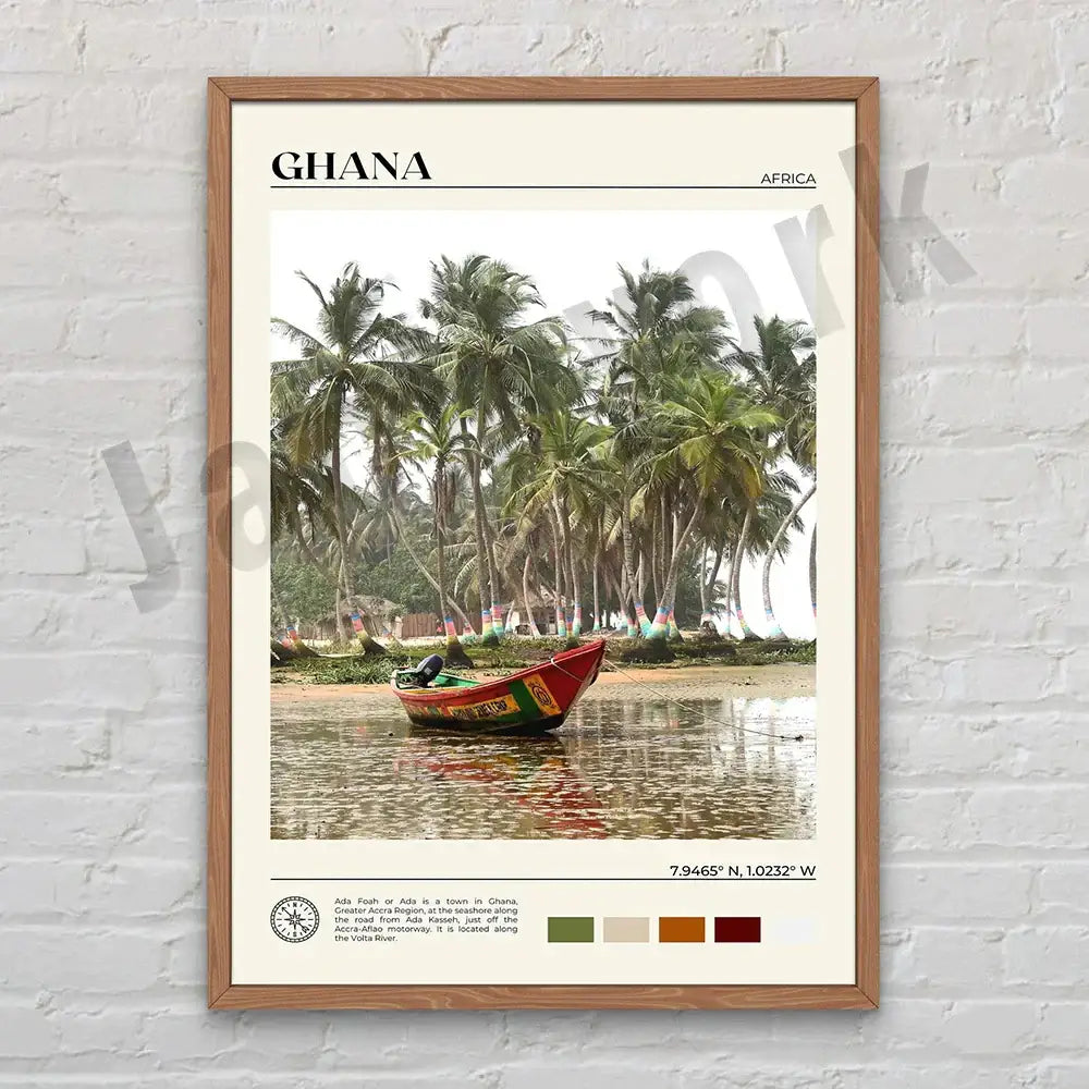 Africa landscape canvas printings set of 6 framed living room art