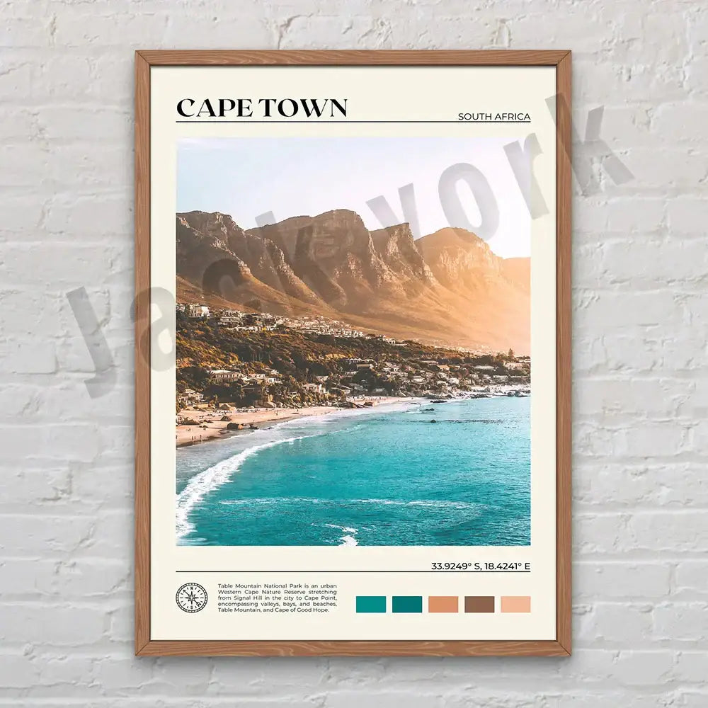 Africa landscape canvas printings set of 6 framed living room art