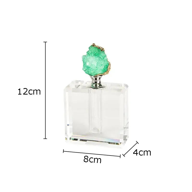 Agate stone perfume bottle for essential oils bedroom crystal decor