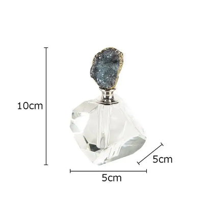 Agate stone perfume bottle for essential oils bedroom crystal decor
