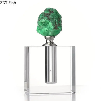 Agate stone perfume bottle for essential oils bedroom crystal decor