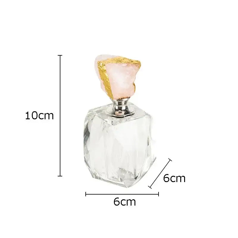 Agate stone perfume bottle for essential oils bedroom crystal decor