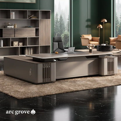 Ainley · Modern L-Shaped Executive Desk