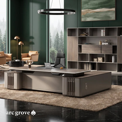 Ainley · Modern L-Shaped Executive Desk
