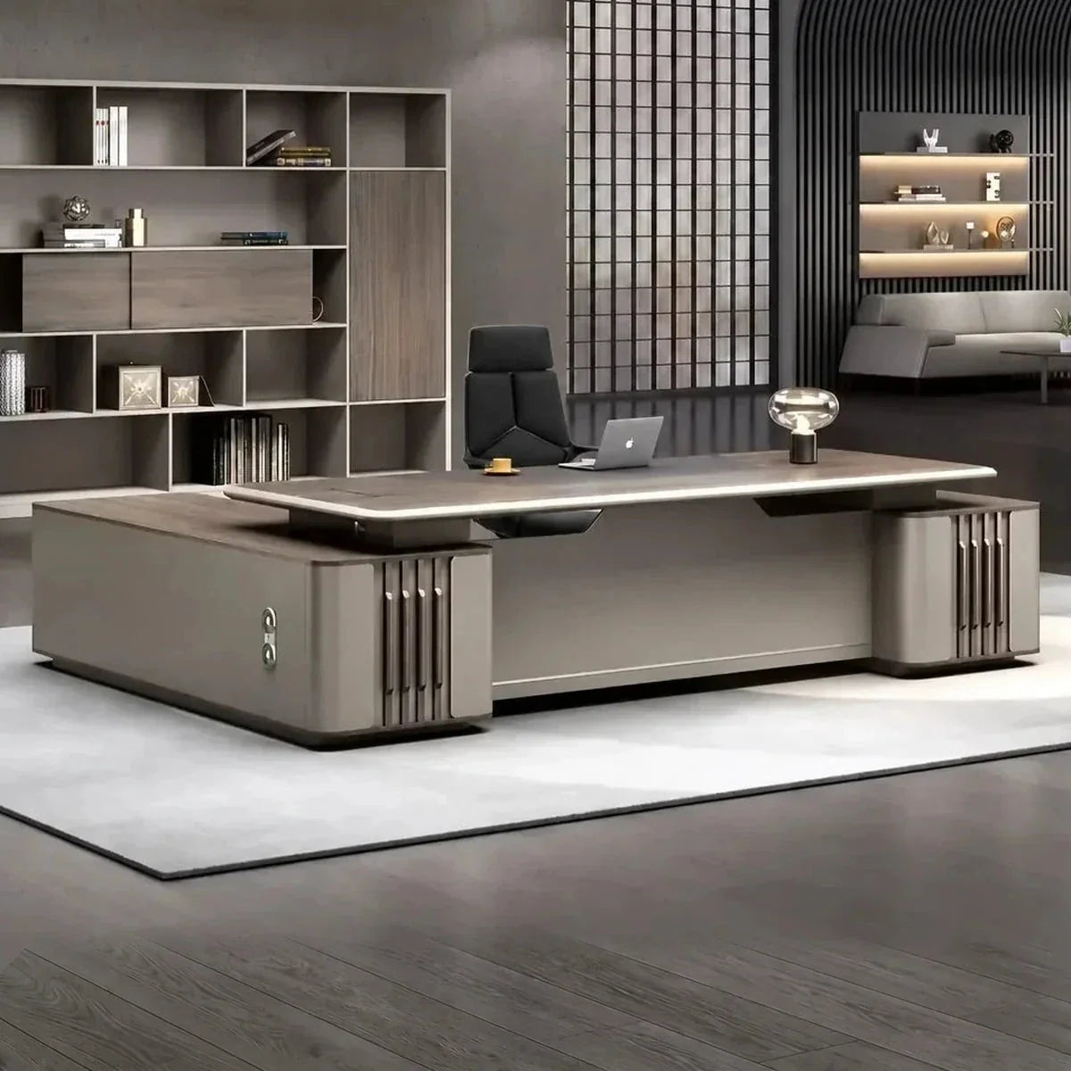 Ainley · Modern L-Shaped Executive Desk