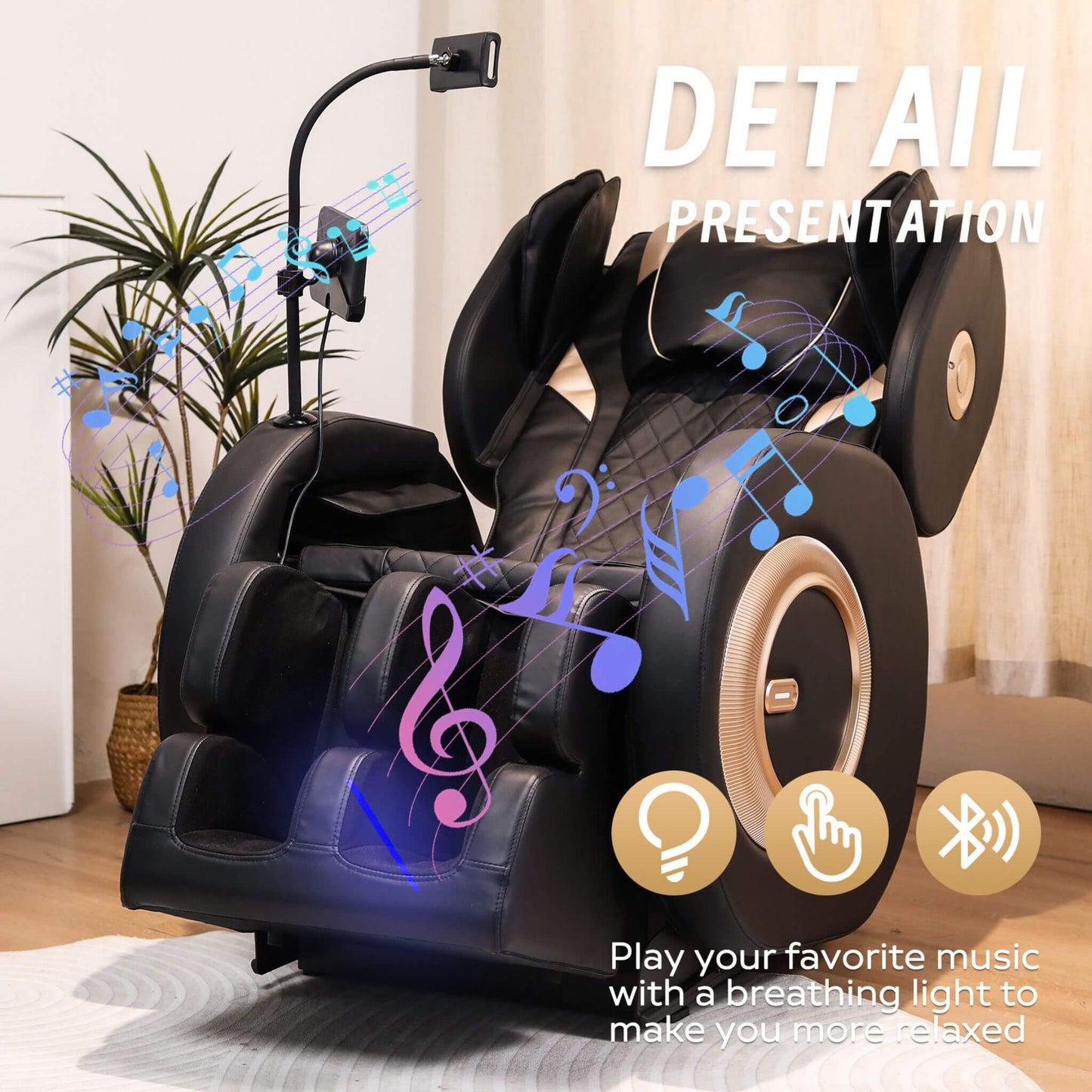 Airvana Tranquil Automatic Zero Gravity Massage Recliner Chair With Full Body Air Pressure (SAK76018)