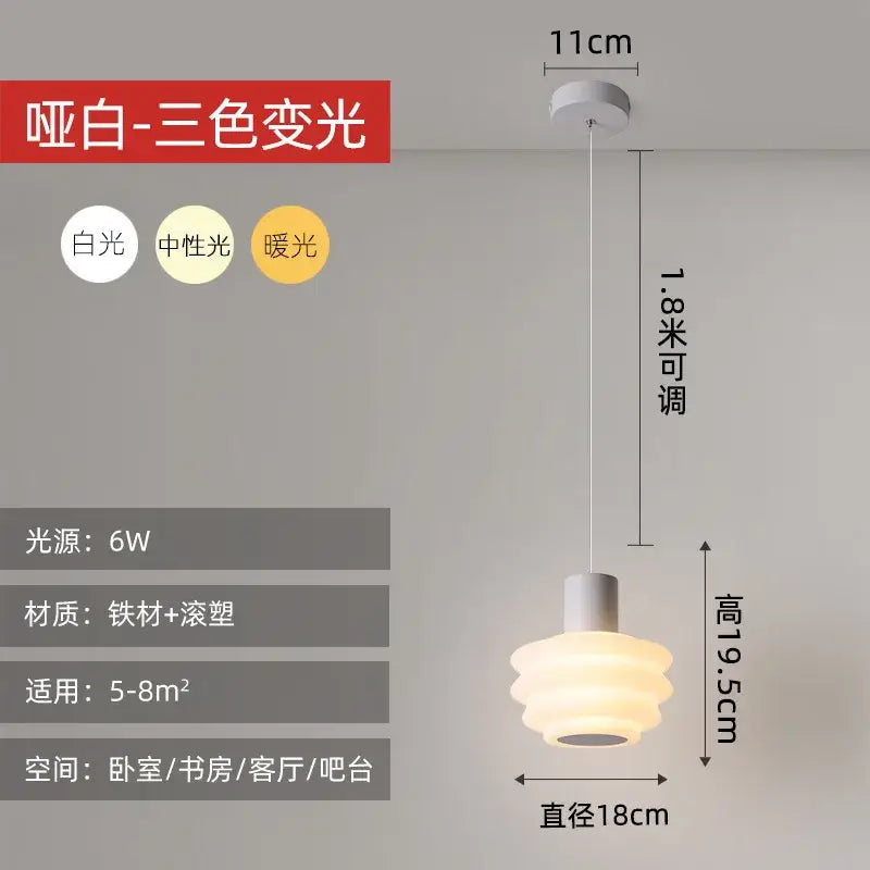 Aisha gold and frosted glass pendant light bedroom decor