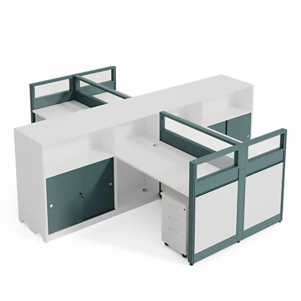 Trevio · L-Shaped Cubicle Workstation